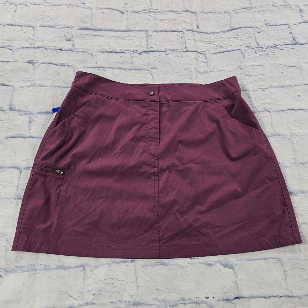 32 Degrees Skort Womens Large Plum Purple Athletic Hiking Golf Performance